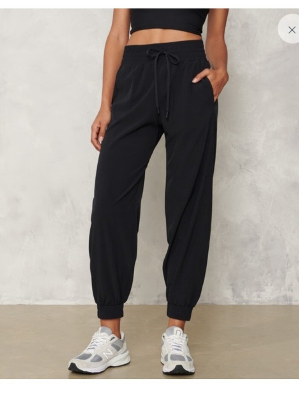 Abercrombie Black Jogger